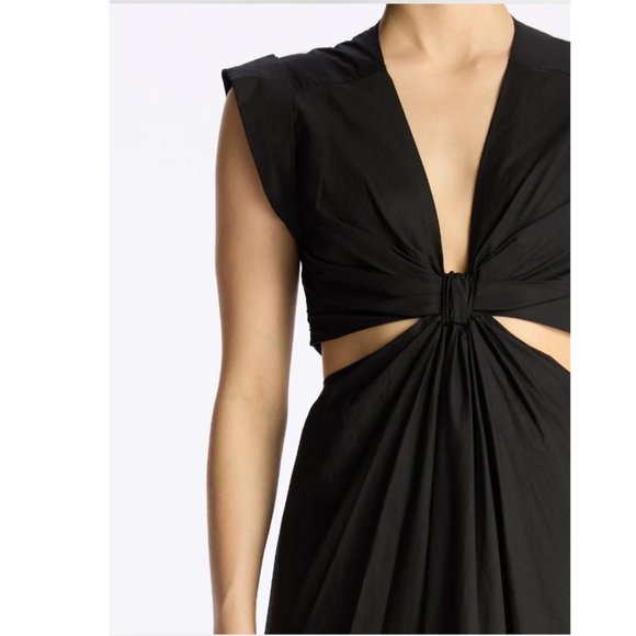 A.L.C. Black Midi Dress - Picture 3 of 7